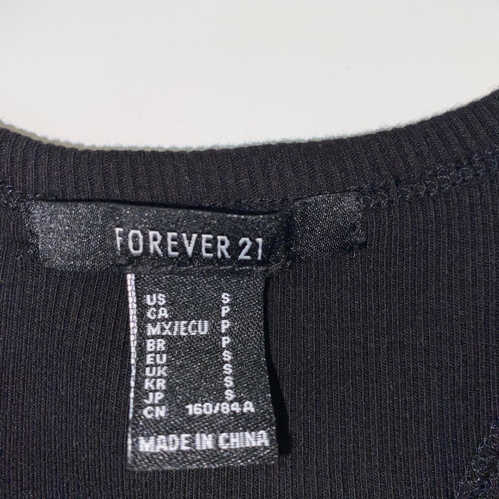 FOREVER21 “Stranger” Cropped Tank - Picture 2 of 3